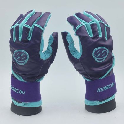 Purple Fresh-Long Cuff-Batting Gloves