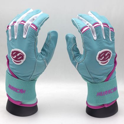 Mint-Long Cuff-Batting Gloves 