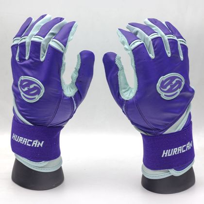 Purple Fresh-Long Cuff-Batting Gloves