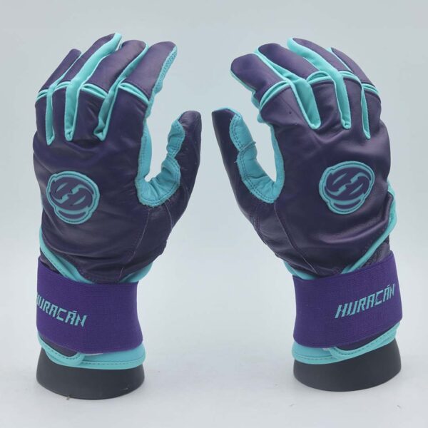 Purple Fresh-Long Cuff-Batting Gloves