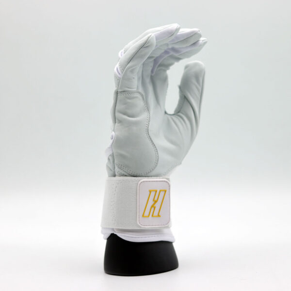 Batting Gloves Blanco-Dorado - Image 4