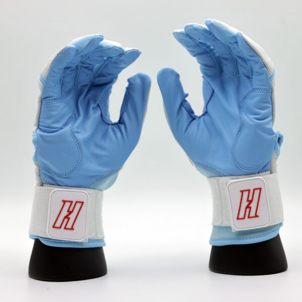 Batting Gloves Blanco-Baby blue-Rojo - Image 3