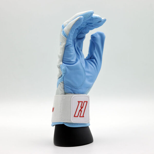 Batting Gloves Blanco-Baby blue-Rojo - Image 5